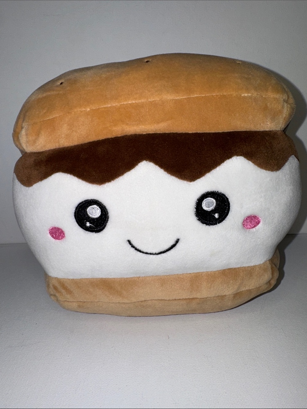 Cuddle Crew S’mores Plush Pillow – Super Soft Kawaii Foodie Plush